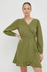 Roxy rochie din bumbac culoarea verde, mini, drept PPYX-SUD15R_78X