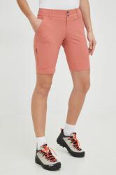 Columbia pantaloni scurți outdoor Saturday Trail femei, culoarea portocaliu, uni, medium waist 1579881 PPYY-SZD0MK_32X