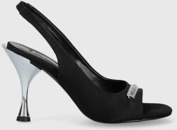 Karl Lagerfeld sandale PANACHE HI culoarea negru PPYX-OBD24G_99X