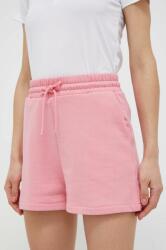 4F pantaloni scurti femei, culoarea roz, neted, high waist PPYX-SZD0U6_30X