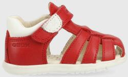 Geox sandale din piele pentru copii culoarea rosu PPYX-OBK0JE_33X