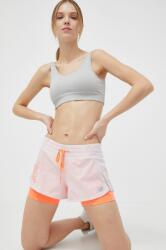 New Balance pantaloni scurți de alergare Printed Impact Run culoarea roz, modelator, medium waist PPYX-SZD0PH_30X