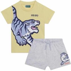 Kenzo kids compleu copii culoarea gri PPYX-DKB06G_09X