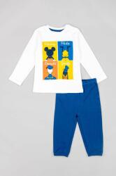 Zippy pijamale de bumbac pentru copii culoarea albastru marin, modelator PPYX-BIK00Y_59X