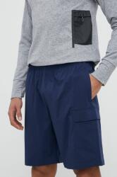 New Balance pantaloni scurti barbati, culoarea albastru marin PPYX-SZM0OJ_59X