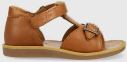 Pom D'api sandale din piele pentru copii culoarea maro PPYX-OBK109_82X