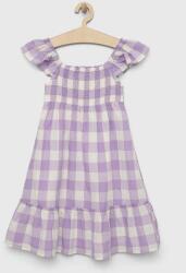 Gap rochie fete culoarea violet, midi, evazati PPYX-SUG0BH_04X