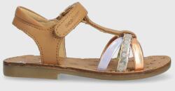 Shoo Pom sandale din piele pentru copii culoarea maro PPYX-OBG1DR_82X