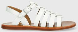 Pom D'api sandale din piele pentru copii culoarea alb PPYX-OBG1AB_00X