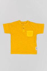 Zippy tricou de bumbac pentru copii culoarea portocaliu, neted PPYX-TSB0K6_22X