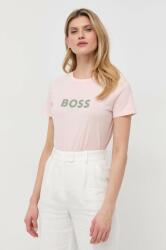 Boss tricou din bumbac culoarea roz 50468356 PPYY-TSD282_03X