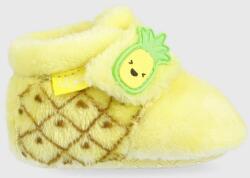 Ugg pantofi pentru bebelusi culoarea galben PPYX-OBK0OK_11X
