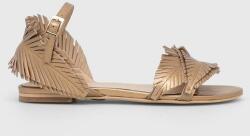Baldowski sandale de piele femei, culoarea auriu PPYX-OBD1FH_GLD