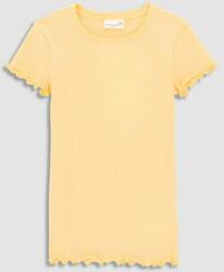 Coccodrillo tricou copii culoarea galben PPYX-TSG0ET_10X