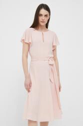 Ralph Lauren rochie culoarea roz, mini, evazati PPYX-SUD23K_03X