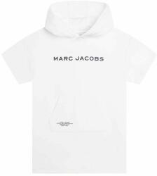 Marc Jacobs rochie din bumbac pentru copii culoarea alb, mini, drept PPYX-SUG0DD_00X