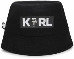Karl Lagerfeld pălărie din bumbac pentru copii culoarea negru, bumbac PPYX-CAB01O_99X