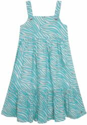 Michael Kors rochie din bumbac pentru copii culoarea turcoaz, mini, oversize PPYX-SUG0DJ_66X