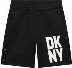 DKNY pantaloni scurti copii culoarea negru PPYX-SZB0AG_99X