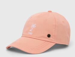 Roxy șapcă de baseball din bumbac culoarea portocaliu, cu imprimeu PPYX-CAD04Y_24X