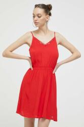 Tommy Hilfiger rochie culoarea rosu, mini, evazată PPYX-SUD1PD_33X (DW0DW15174.PPYX)