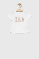 GAP tricou de bumbac pentru copii culoarea alb PPYX-TSG0DF_00X