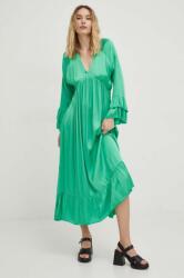 ANSWEAR rochie culoarea verde, maxi, evazati BBYX-SUD0J6_77X