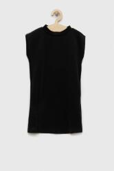 Karl Lagerfeld rochie fete culoarea negru, mini, drept PPYX-SUG0ED_99X