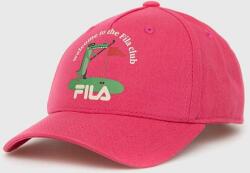 Fila șapcă din bumbac pentru copii culoarea roz, cu imprimeu PPYX-CAK005_34X