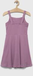 Gap rochie din bumbac pentru copii culoarea violet, mini, evazati PPYX-SUG0BD_44X