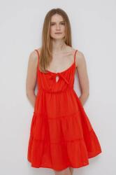 GAP rochie din bumbac culoarea portocaliu, mini, evazati PPYX-SUD21O_28X