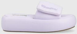 Steve Madden papuci Swoosh femei, culoarea violet, cu platforma, SM11002446 PPYX-KLD0G0_04X