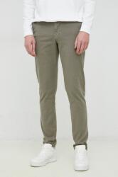 Tommy Hilfiger pantaloni din amestec de in culoarea verde, cu fason chinos PPYX-SPM0AE_97X