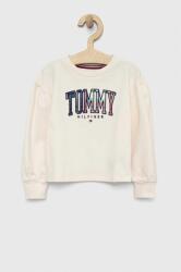 Tommy Hilfiger bluza copii culoarea bej, cu imprimeu PPYX-BLG01J_01X