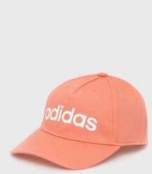 adidas Performance șapcă de baseball din bumbac culoarea portocaliu, cu imprimeu PPYX-CAU00S_24X