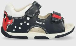 Geox sandale din piele pentru copii culoarea albastru marin PPYX-OBK0JH_59X