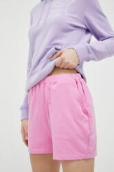 Roxy pantaloni scurti Essential Energy femei, culoarea roz, neted, high waist PPYX-SZD0BJ_42X
