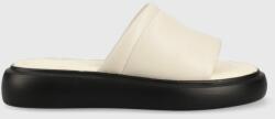 Vagabond Shoemakers slapi de piele BLENDA femei, culoarea bej, cu platforma, 5519.101. 02 PPYX-KLD01U_01X
