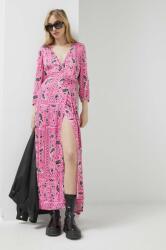 HUGO BOSS rochie culoarea roz, maxi, evazati PPYX-SUD1E6_43A