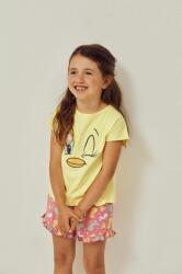 Zippy tricou de bumbac pentru copii culoarea galben PPYX-TSG0IC_11X