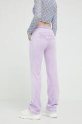 Von Dutch pantaloni de trening culoarea violet, cu imprimeu PPYX-SPD13A_04X