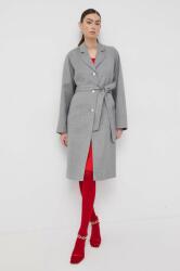 Custommade palton femei, culoarea gri, de tranzitie PPYX-KPD014_90X
