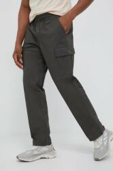 New Balance pantaloni barbati, culoarea verde, drept PPYX-SPM0JG_87X