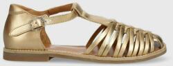 Pom D'api sandale din piele pentru copii culoarea auriu PPYX-OBG1BL_10Y