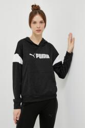 PUMA hanorac de antrenament Fit Tech culoarea negru, cu glugă, modelator PPYX-BLD080_99X (523079)