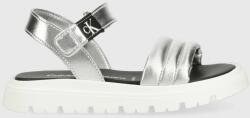 Calvin Klein Jeans sandale copii culoarea argintiu PPYX-OBG0U7_SLV