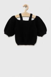 Sisley pulover copii culoarea negru PPYX-BDG020_99X