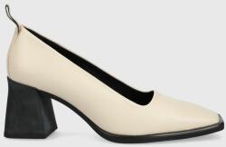 Vagabond Shoemakers pantofi de piele Hedda culoarea bej, cu toc drept PPYY-OBD0GC_01X