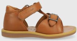 Pom D'api sandale din piele pentru copii culoarea maro PPYX-OBK108_82X