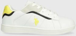 U. S. Polo Assn U. S. Polo Assn. sneakers pentru copii culoarea alb PPYX-OBK14U_00A